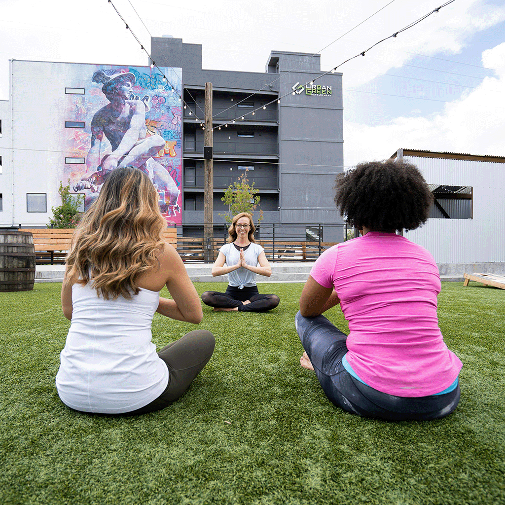 Boulder Colorado Lifestyle - Living in Boulder Colorado - Yoga in the Park
