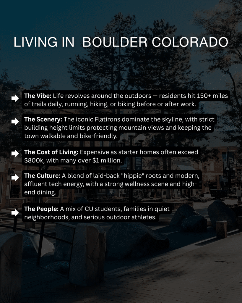 LIVING IN Boulder Colorado