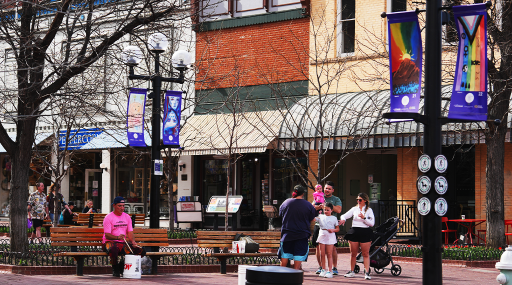 Pearl Street Downtown Boulder