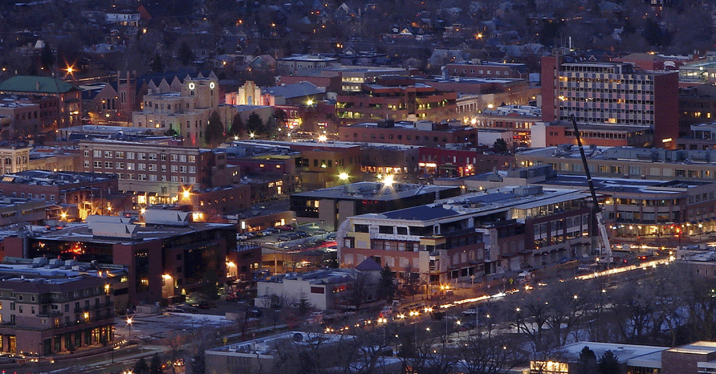 Boulder Neighborhoods night View