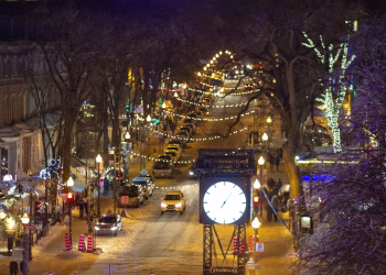 Christmas View of Town – Christmas Activities in Boulder