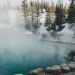 Misty Morning Hot Springs Near Boulder