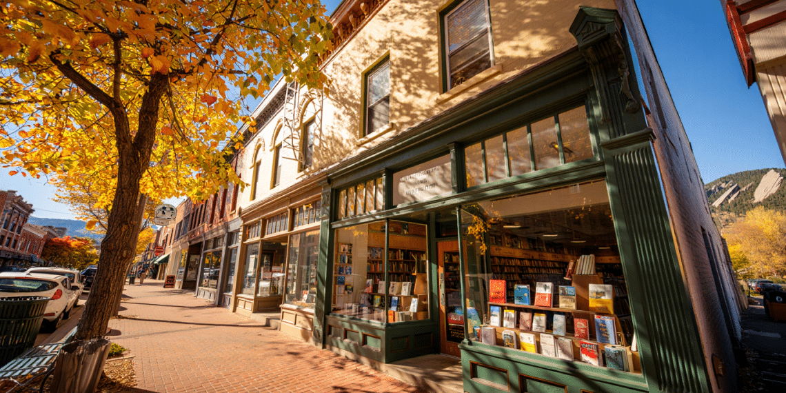 Boulder Bookstore - Autumn Morning