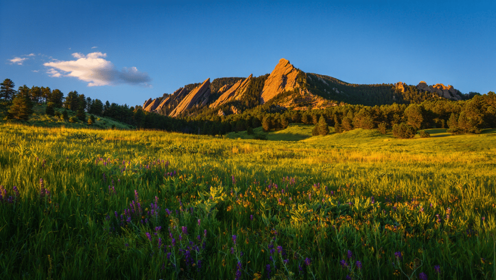 Flatirons Golden Hour