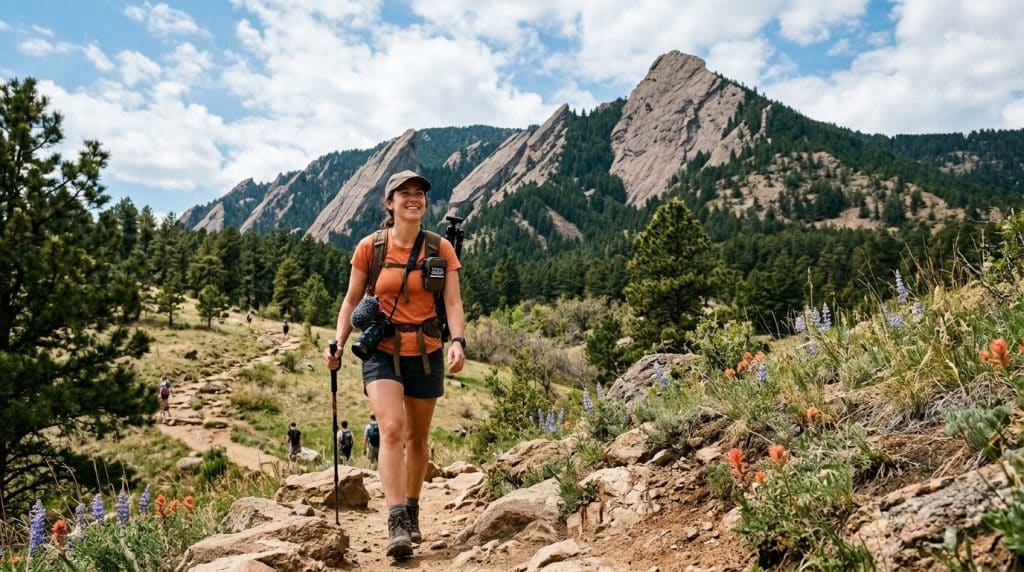 Hiking the Flatirons