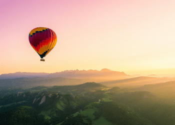 Sunrise Hot Air Balloon