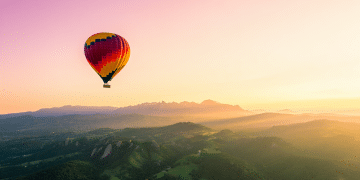 Sunrise Hot Air Balloon