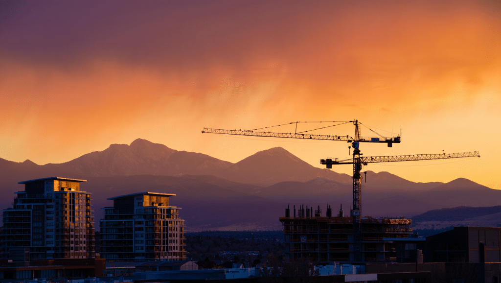 Boulder Sunset Skyline