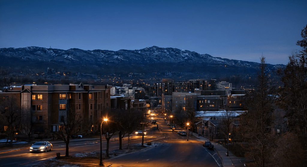 Boulder evening