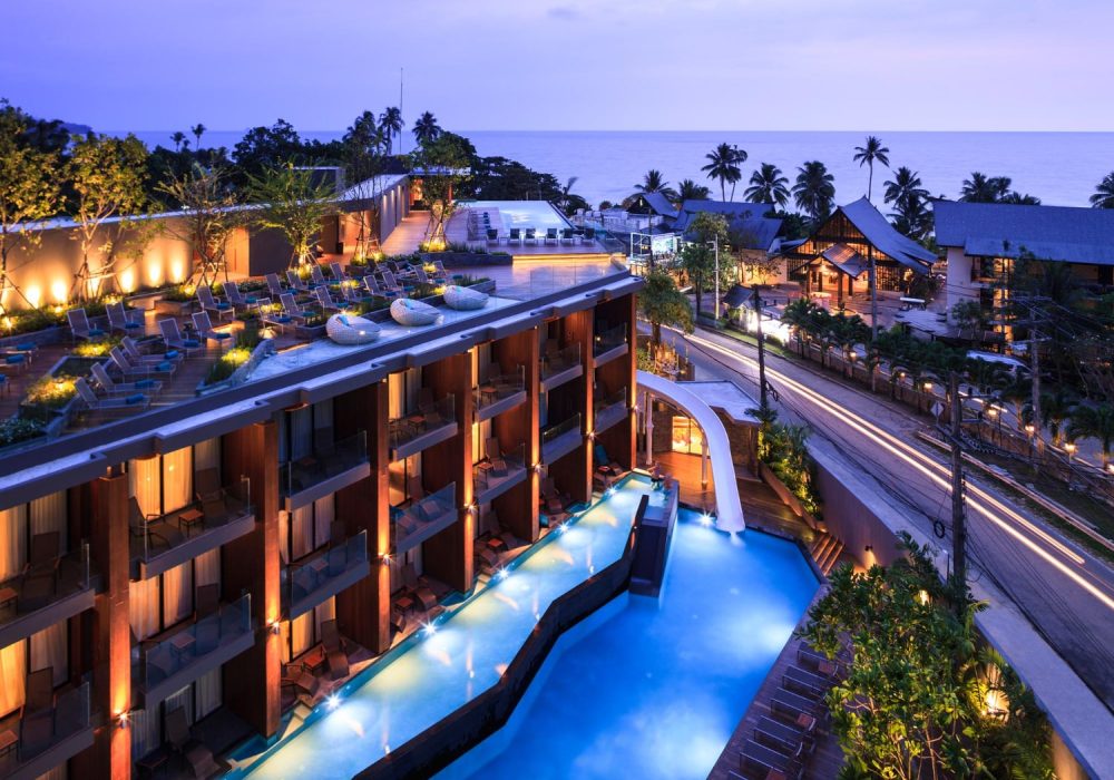 Aerial View of Hotel